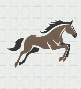 Galoppierendes Pferd
